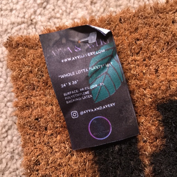 “Whole lotta plants” Coir Doormat - Picture 4 of 7